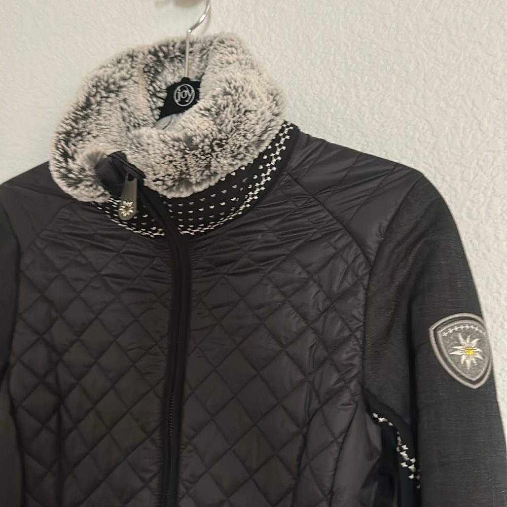 Alp-n-Rock black Courcheval faux fur jacket 2 - Picture 10 of 17